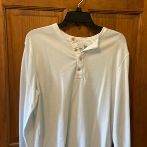 Men’s. Cream. Long sleeve shirts.